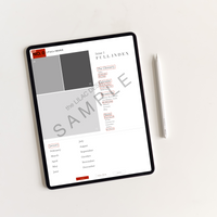 Sample It’s Business | Grey Undated Business Planner