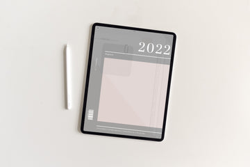 2022 Minimal Plans | Pink Digital Planner | Magazine Cover Edition