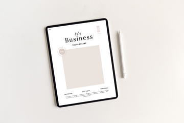 It’s Business | Nude Undated Business Planner