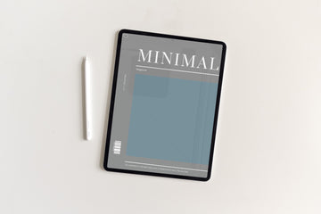 Undated Minimal Plans | Blue Digital Planner