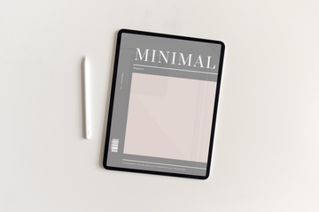 Undated Minimal Plans | Pink Digital Planner
