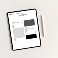 It’s Business | Grey Undated Business Planner