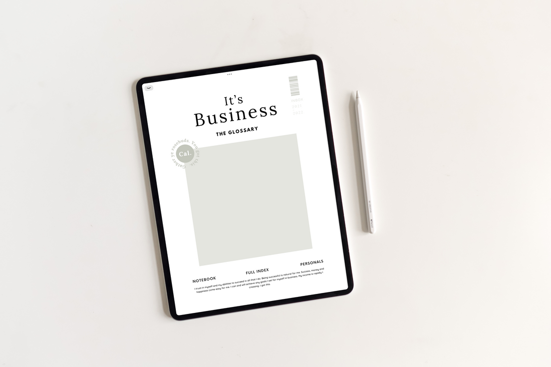 It’s Business | Green Undated Business Planner
